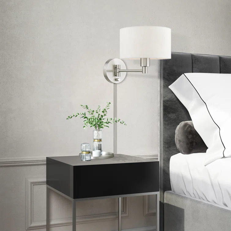 Willa Arlo™ Interiors Tyonna Steel Swing Arm Sconce