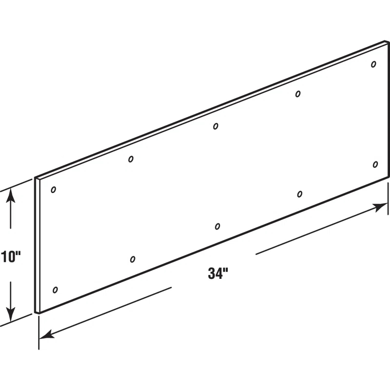 Prime-Line Door Kick Plate (Single Pack) | Wayfair