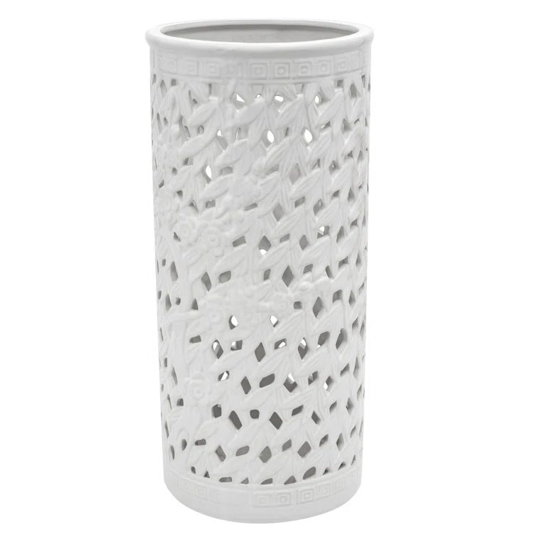 20" Bamboo Lattice Umbrella Stand