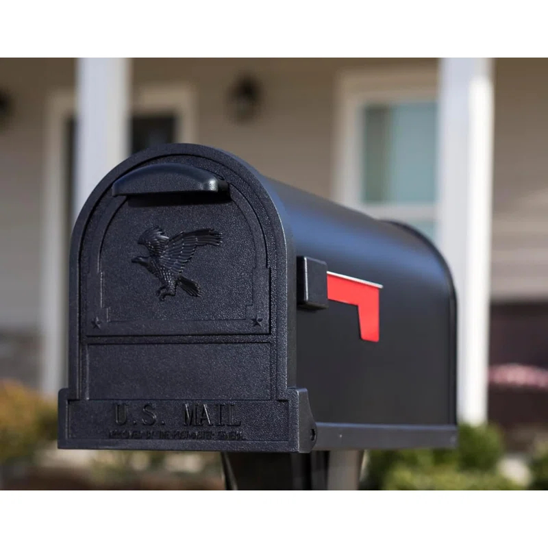 Arlington Post Mounted Mailbox