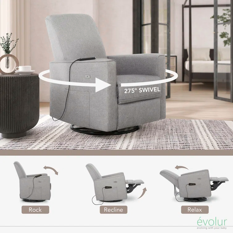 Evolur Power Reclining Massage Chair