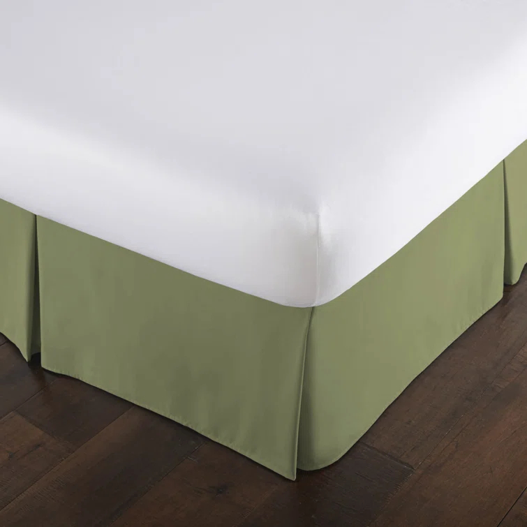SouthShore Fine Linens Vilano Springs 15" drop Pleated Microfiber Bed Skirt