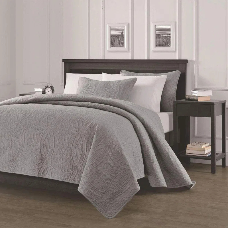 Austin Standard Geometric Shapes Coverlet Set