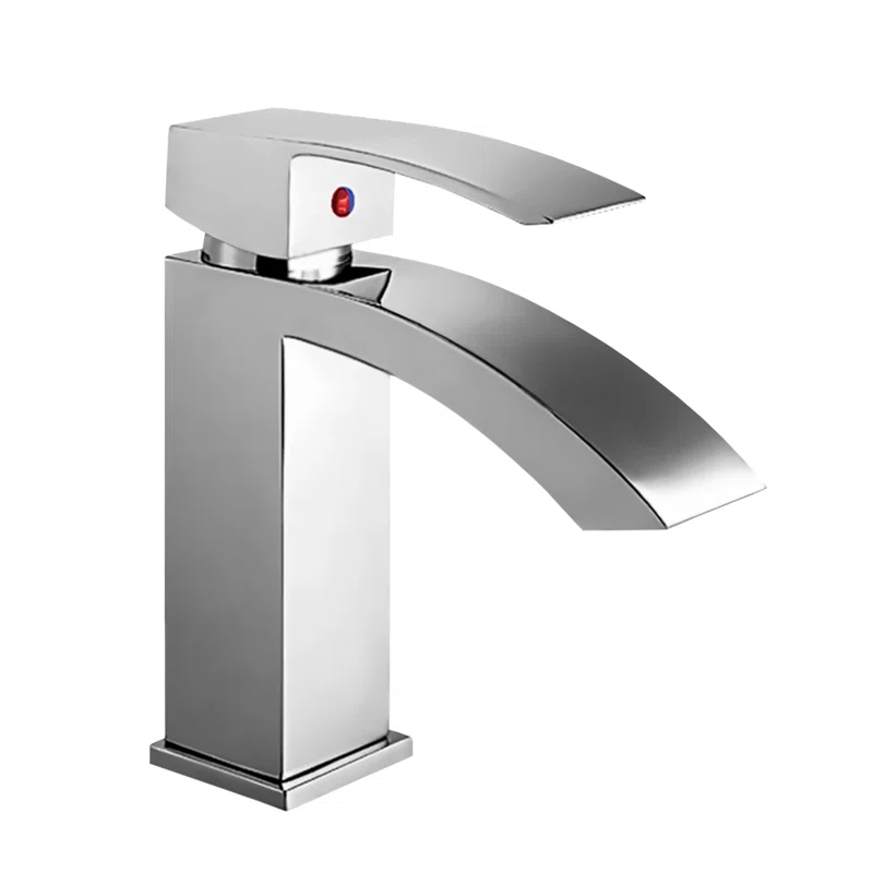 Jem Single-Hole Single-handle Bathroom Faucet with Drain Assembly