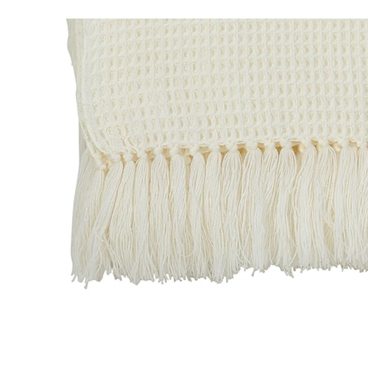 Saro Sevan Collection Hand Woven Throw Blanket