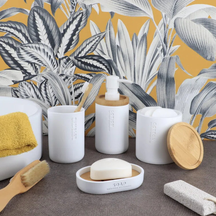 Evideco Bathroom Tumbler / Toothbrush Holder Willis Collection