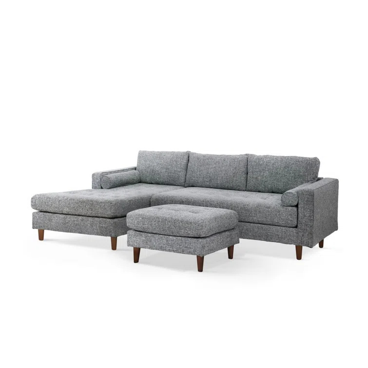 Benjara 5 - Piece Upholstered Sectional