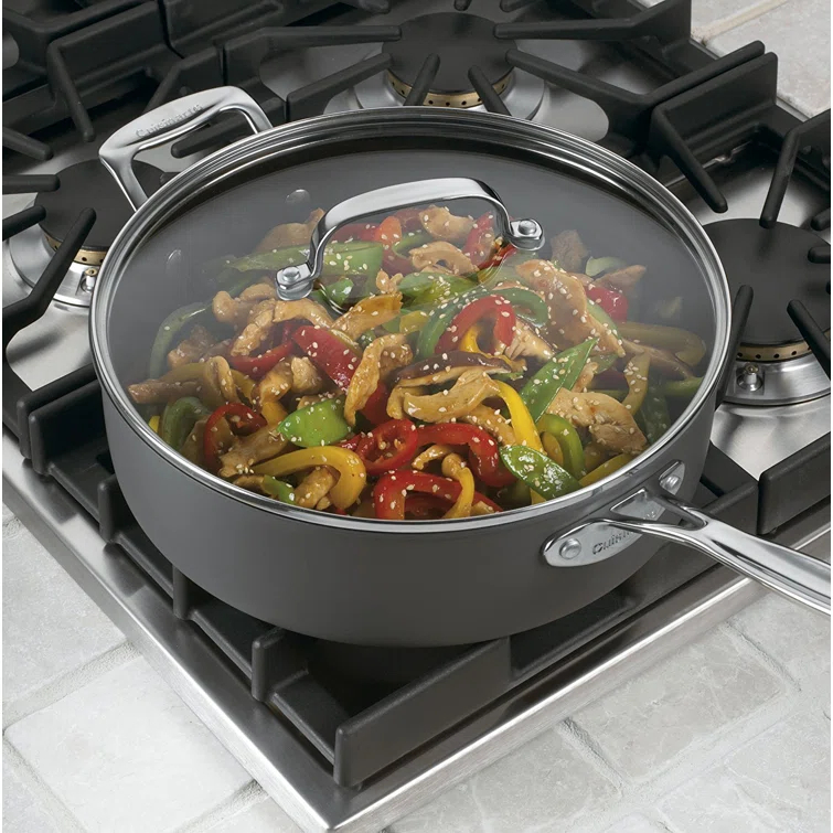 Cuisinart Chef's Classic Non Stick Hard Anodized Saute Pan with Lid