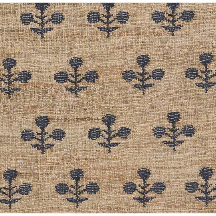 Erin Gates by Momeni Orchard Bloom Blue Hand Woven Wool and Jute Area Rug & Reviews | Birch Lane