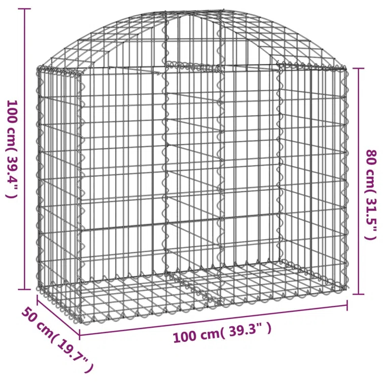 VidaXL Silver Metal Fencing