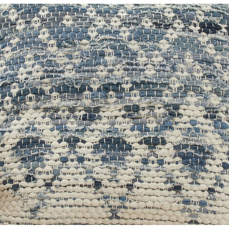 Saro Nautica Collection Geometric Cotton Throw Pillow