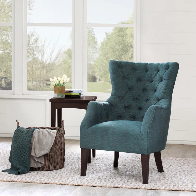 Tufted Wingback Accent Chair