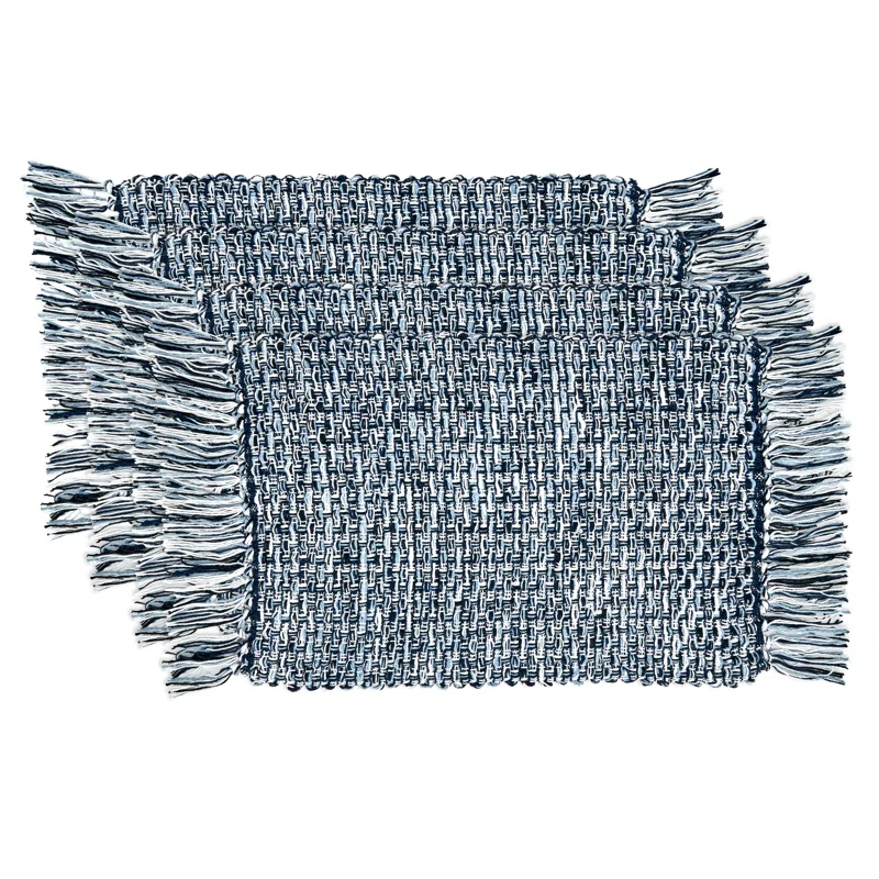 Saro Indie Collection Cotton Rectangle Placemat (Set of 4)