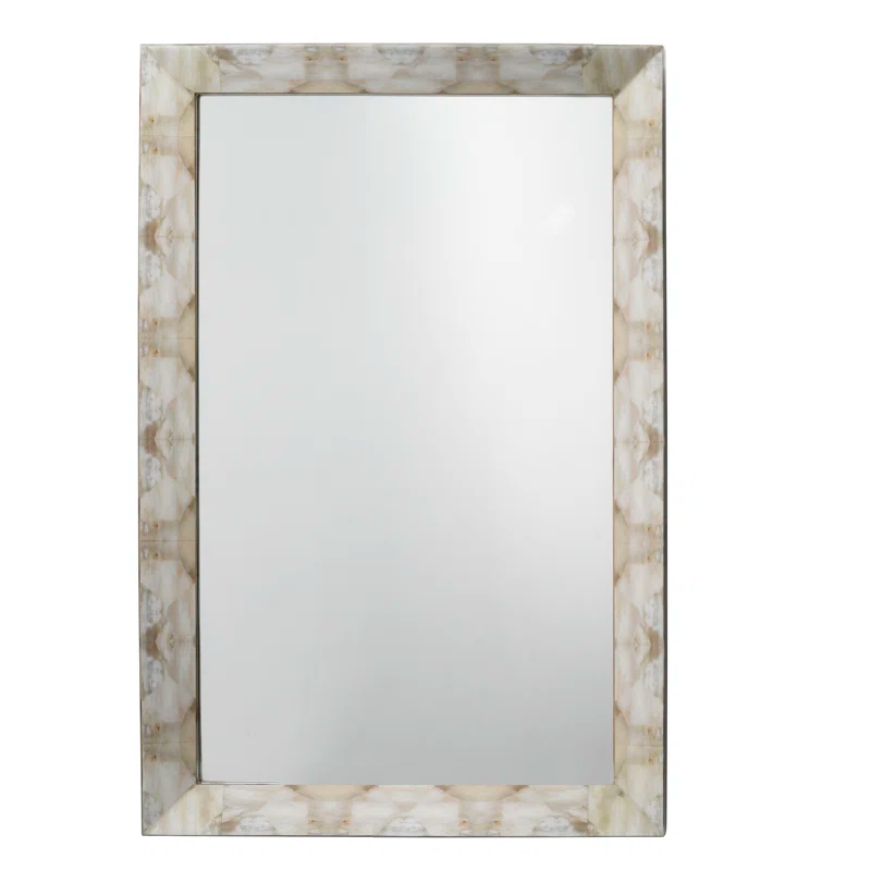 Fragment Engineered Wood Flat Wall Mirror