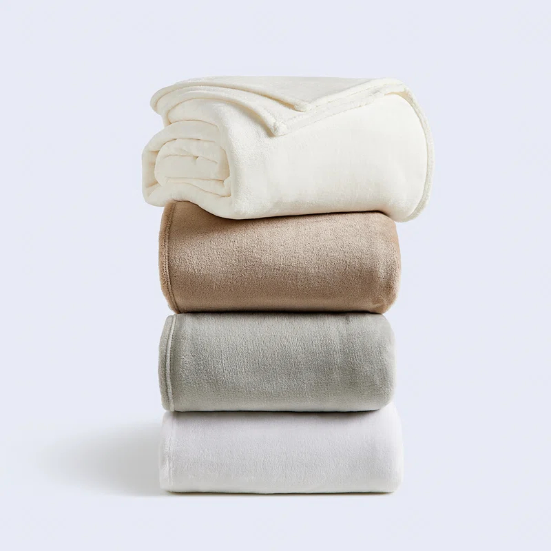 Cosy House Collection Everyday 1500 Series Fleece Blanket - Soft, Breathable & Skin-Friendly