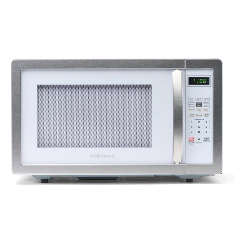 Farberware Farberware Classic Countertop Microwave Oven, 1.1 Cubic Feet cu. ft., 1000 watts, with Child Lock FMO11AHTPLB
