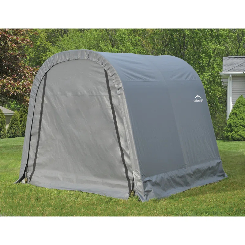 ShelterLogic Round Style Shelter, Green Cover