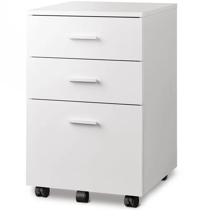 Kopelan 3-Drawer Mobile Vertical Filing Cabinet