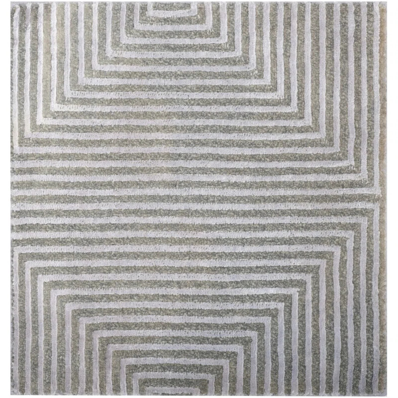 Luminous Performance Geometric Rug