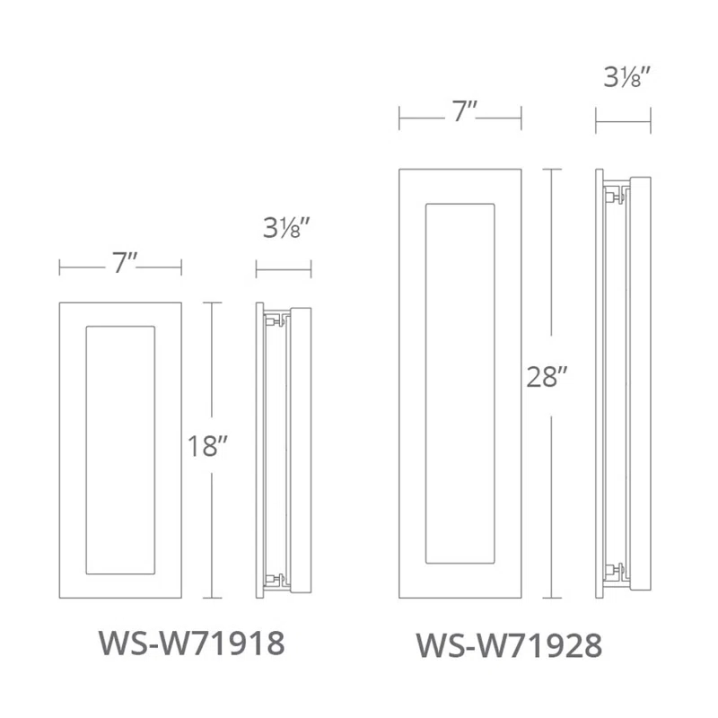 Modern Forms Frost Aluminum LED Wall Light
