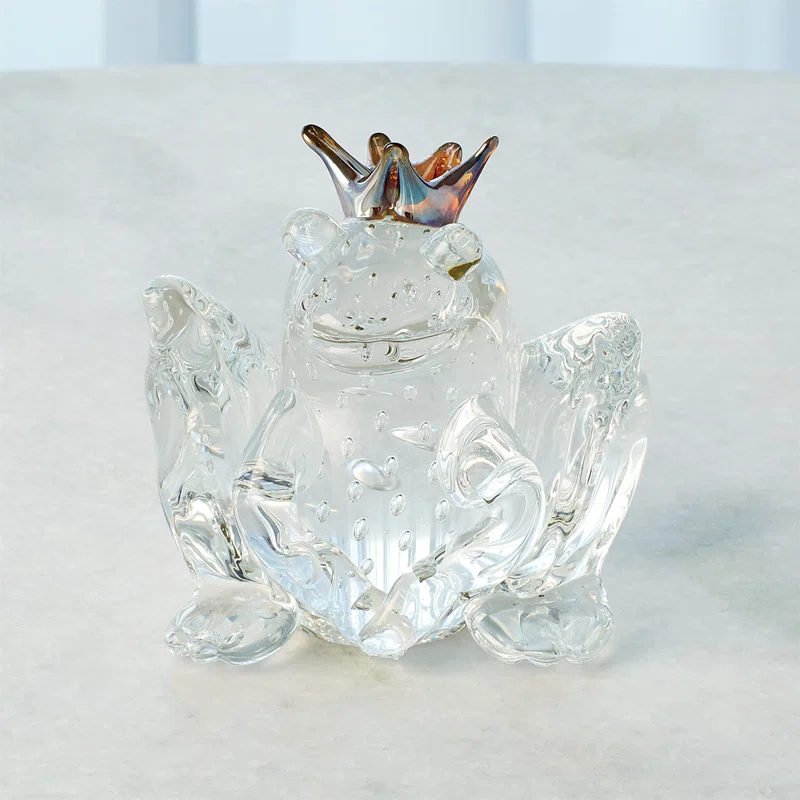 Global Views Frog Prince-Clear w/Bubbles