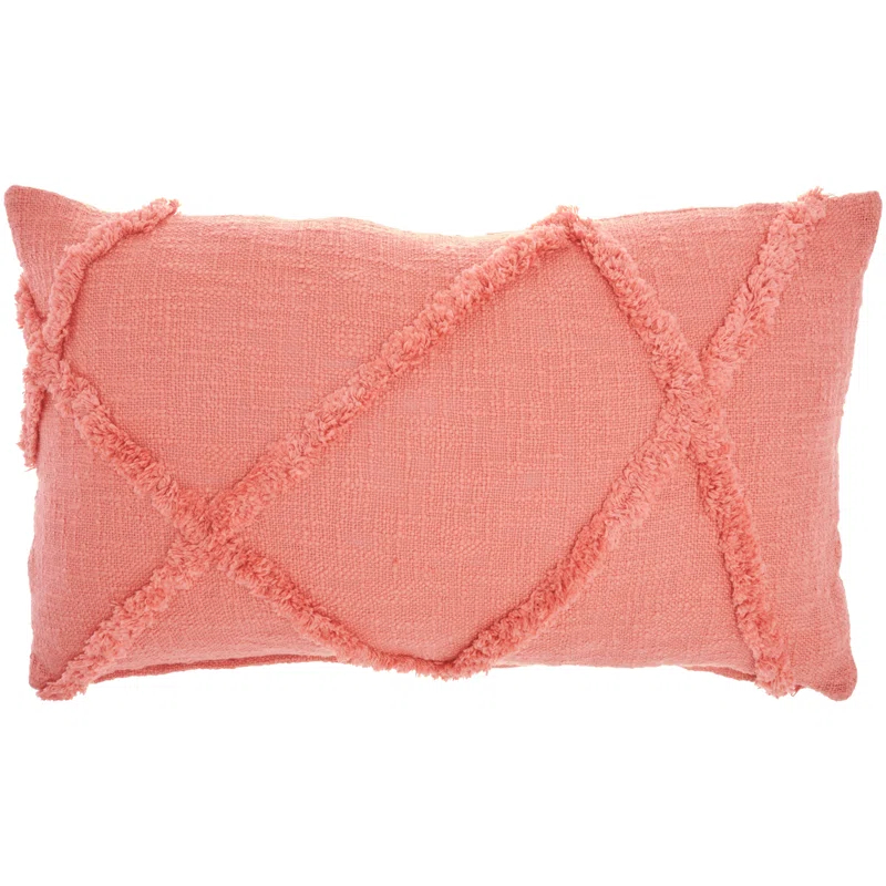 George Oliver Britney Ruffled Cotton Throw Pillow
