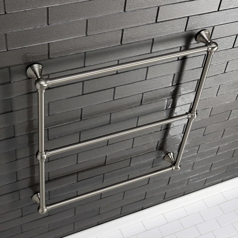 Kingston Brass DTC323019SN Kingston Brass Maximilien 30-Inch Wall Mount 3-Bar Towel Rack