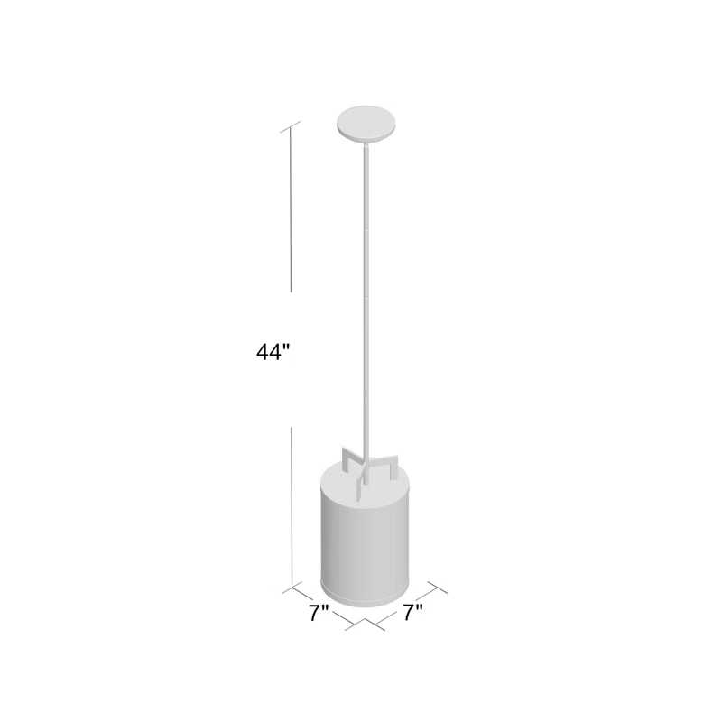 Hinkley Hampton 1 - Light Single Cylinder Pendant