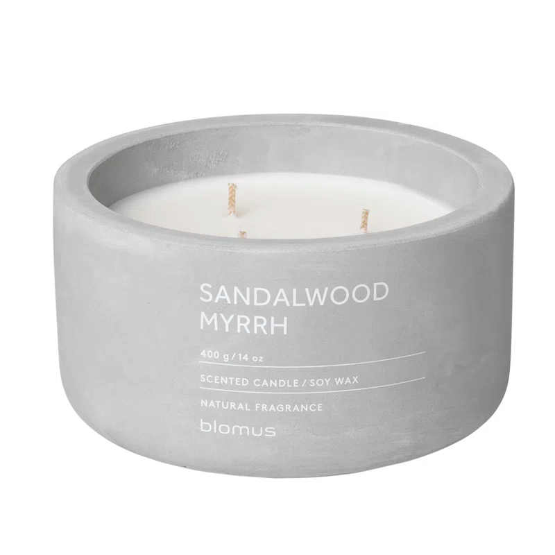 FRAGA Sandalwood Myrrh Scented Jar Candle