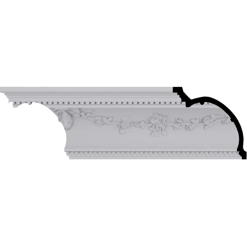 Ekena Millwork Floral Swag Crown Moulding