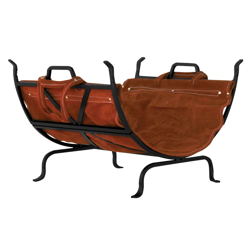 Winston Porter Abian 22'' W Metal Log Rack