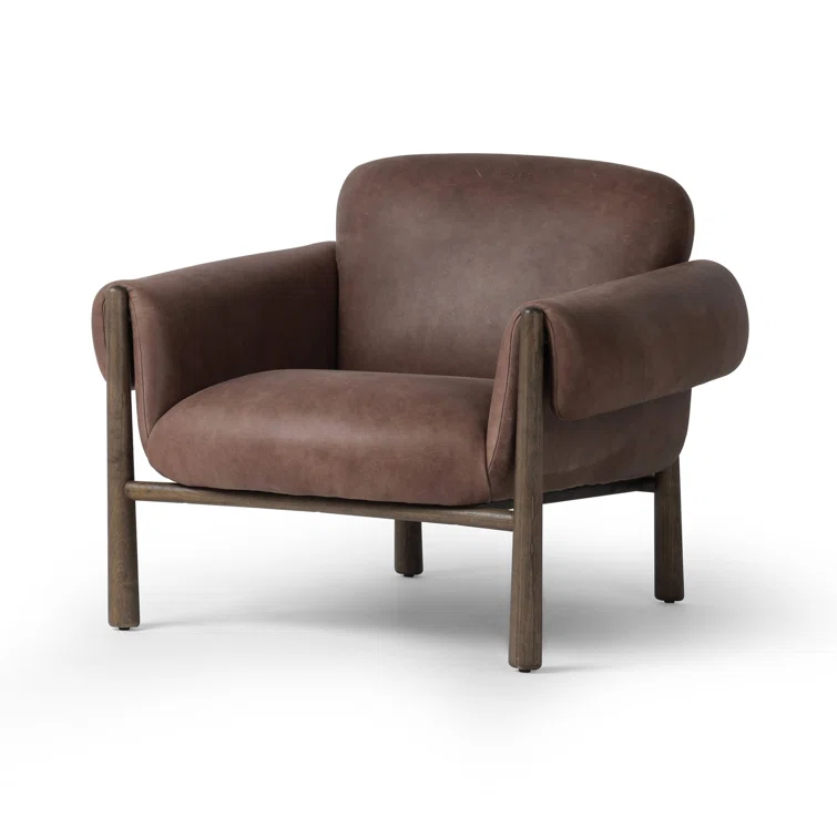 Four Hands Olia Leather Armchair | Perigold