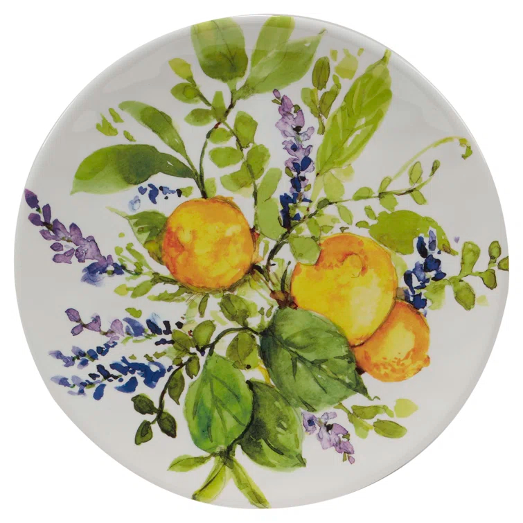 Certified International Certified International Lemon Zest  Set/6 Salad Plate 9" (Set of 6)