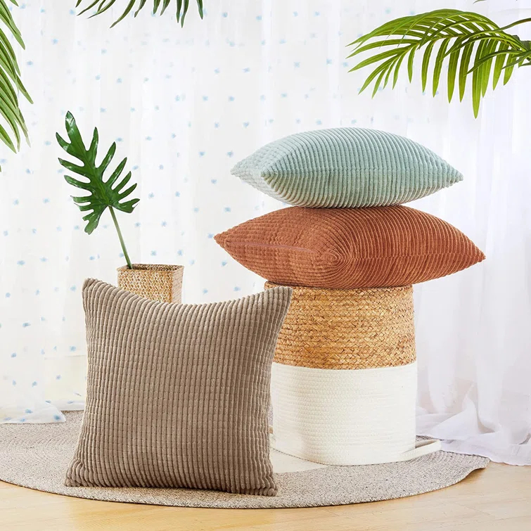 Deconovo Deconov Square Pillow Cover (Set of 2)