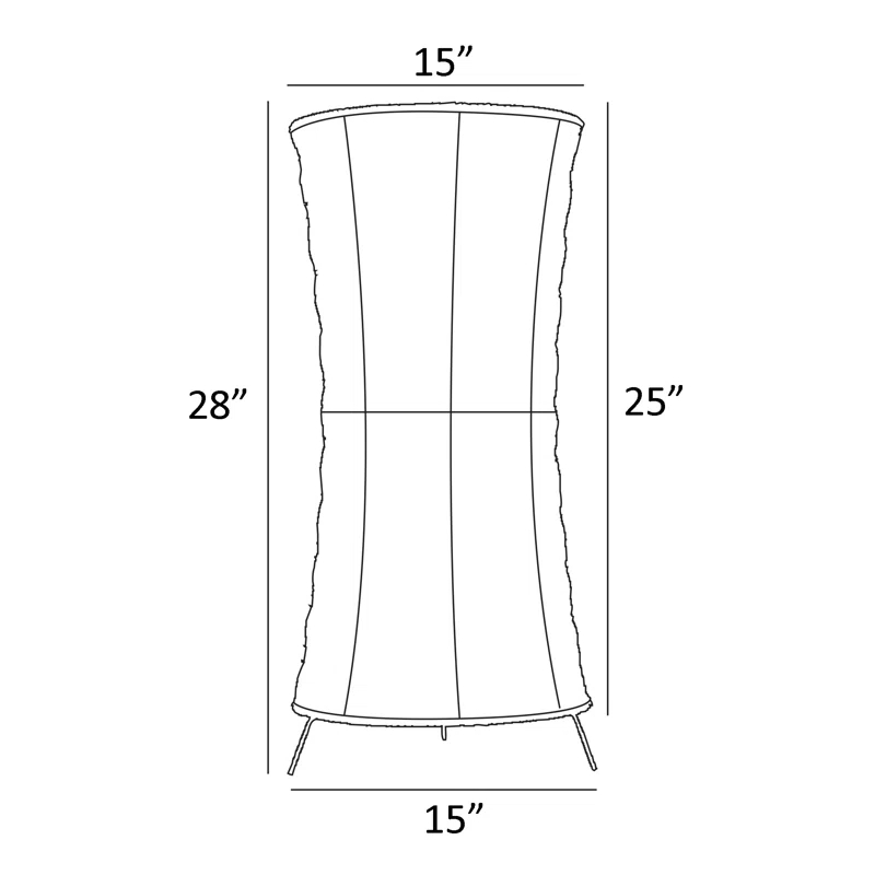 Longshore Tides Patro 28'' Battery Powered Integrated LED Outdoor Table Lamp