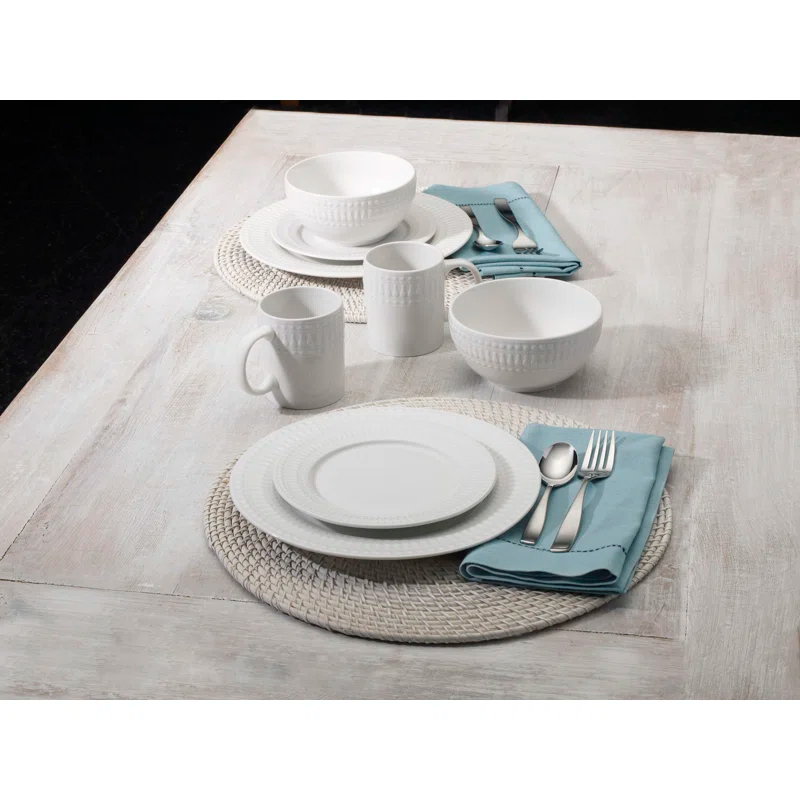 Pfaltzgraff Pfaltzgraff Cassandra 16-Piece Porcelain Dinnerware Set, Service for 4