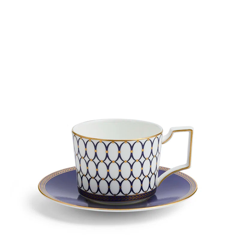 Wedgwood Renaissance Gold Teacup & Saucer | Wayfair