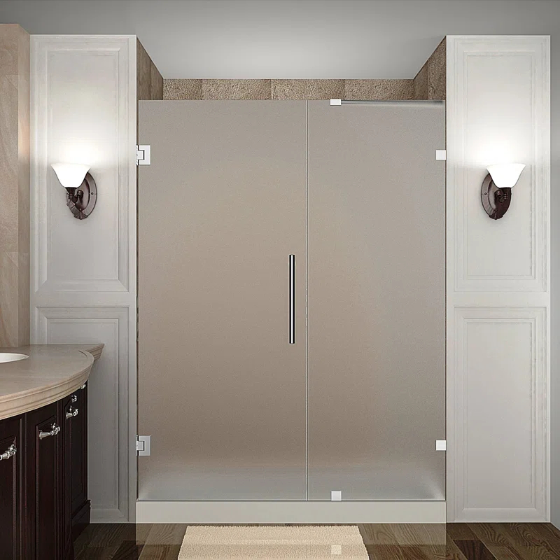 Aston SDR985F-CH-60-10 Nautis 30" W x 72'' H Hinged Frameless Shower Door