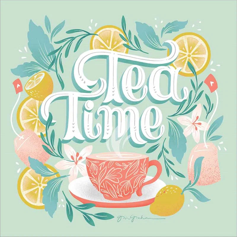 Red Barrel Studio® " Tea Time V " by Gia Graham