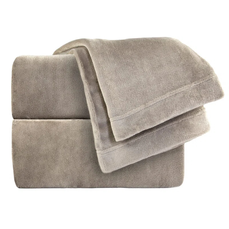 Cozy Fleece Polyester Machine Woven Sheet Set