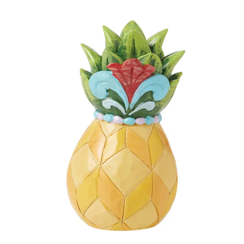 Jim Shore Jim Shore Heartwood Creek Pineapple Mini Figurine 4in H