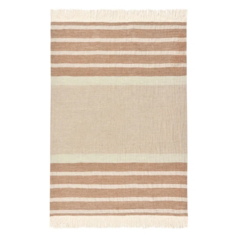Villa by Classic Home Crawford Hand Woven Throw Blanket