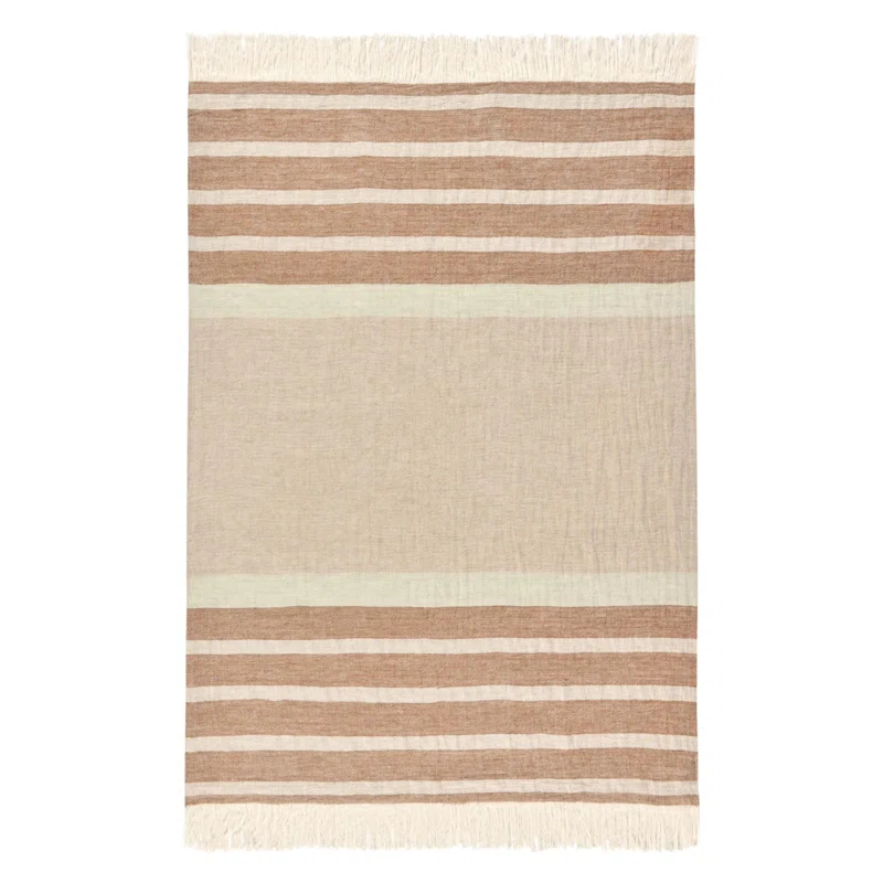 Villa by Classic Home Crawford Hand Woven Throw Blanket