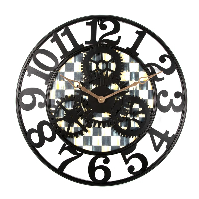 Courtly Check® Small Farmhouse Wall Clock