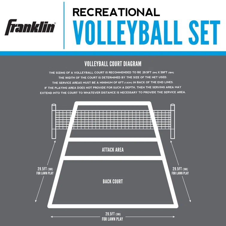 Franklin Sports Franklin Sports Recreational Volleyball Set