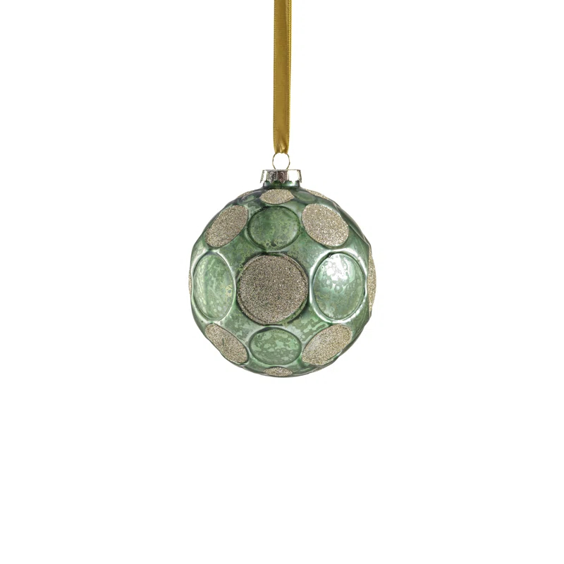 Rosdorf Park Serenity 6-Piece Set Matte Frosted Glass Ball Ornaments | Wayfair