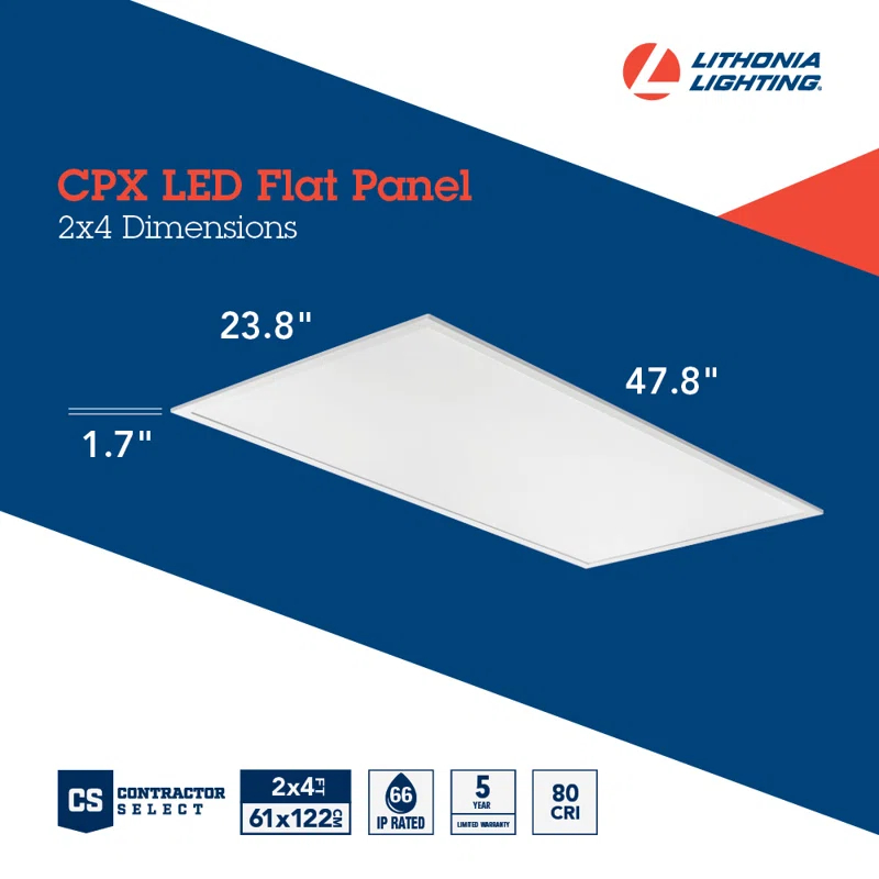 Dimmable Rectangle Flat Panel Ceiling Light