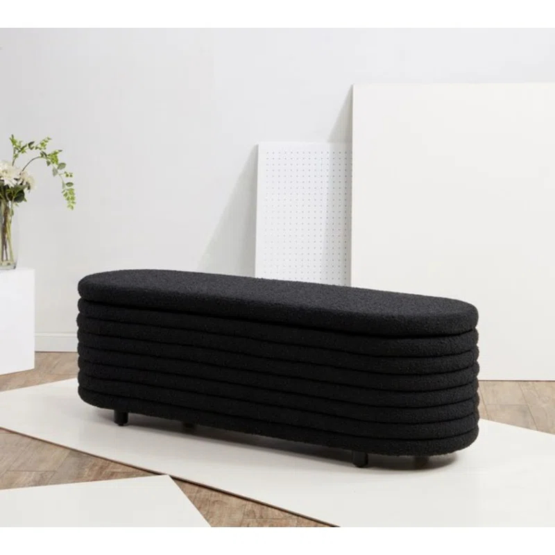 Hokku Designs Corneshia Upholstered Storage Bench
