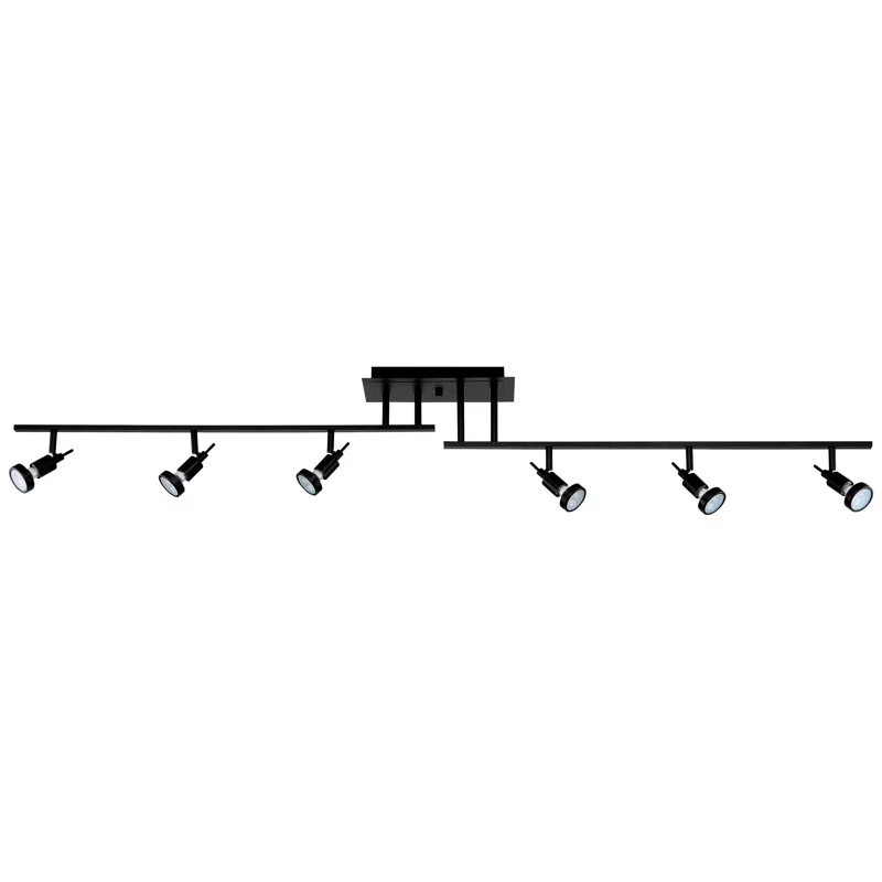 62'' 6 -Light Fixed Track Track Kit with Dimmable
