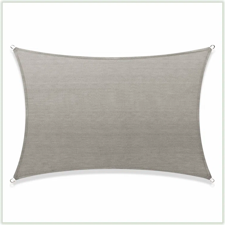 ColourTree Colourtree Sun Shade Sail Rectangle Canopy Fabric Cloth Screen, Water Permeable & UV Block UPF50